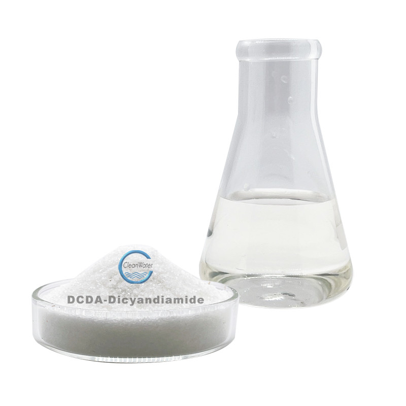 Chemicals Fine Dicyandiamide DCDA Polymer C2H4N4 For Disperse Dyes