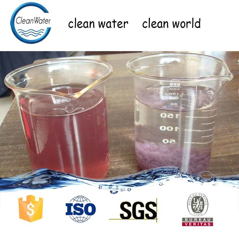 CW08 Water Decoloring Agent , Water Decolouring Agent Dicyandiamide Formaldehyde Resin